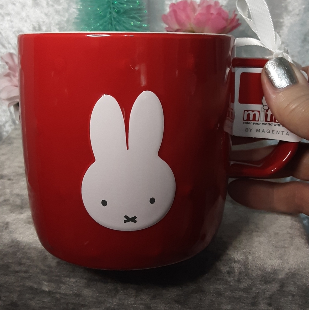 Magenta Miffy Mug N.W.T. Red And White - Picture 6 of 7